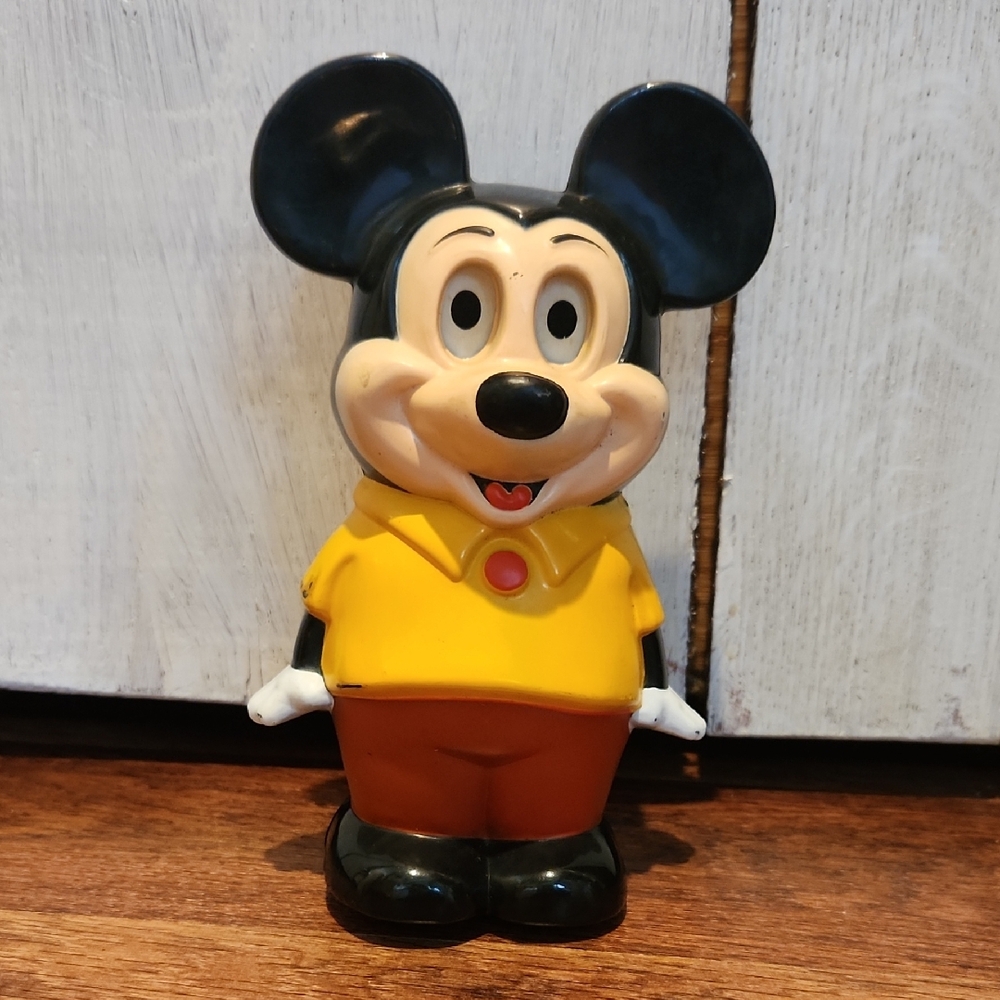 Vintage Collectible Mickey Mouse Toy by illco Made in Hong Kong